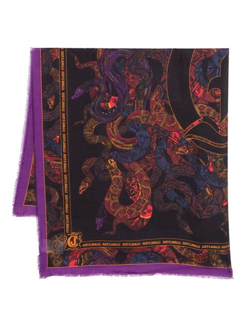 Foulard donna animalier JUST CAVALLI | 77RA2H04ZG322MS3